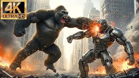 King Kong Fights Artificial Robot to Save the City – The Ending | Epic Final Battle in 4K