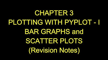 Class 12| Informatics Practices |Ch 3 Plotting with Pyplot - I Bar Graphs | Revision Notes | #shorts