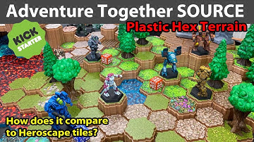 Adventure Together SOURCE Hex Tiles Kickstarter Preview