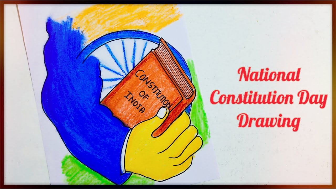 bhartiya samvidhan drawing  samvidhan drawing  constitution day drawing   chitrkla  YouTube