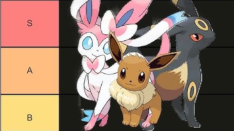 Ranking All the Eeveelutions