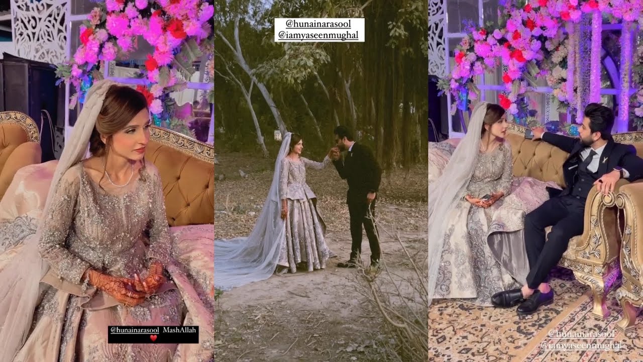 Hunaina rasool ka walima day #mashallah #yaseenkinaina - YouTube