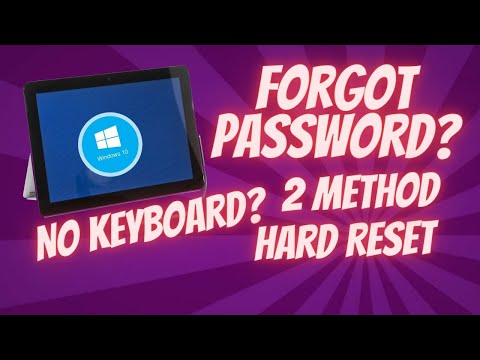 How to Remove Password or Factory Reset a Surface Go Without a Keyboard (2 Methods) USB Clean Wipe