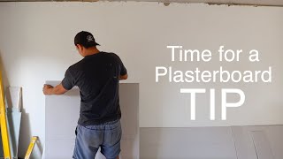 A Tip For Cutting Plasterboard