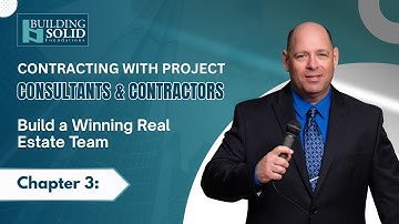 Contracting with Project Consultants & Contractors