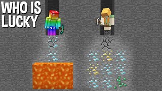 WHO is LUCKY RAINBOW MAN or GIRL in Minecraft ???