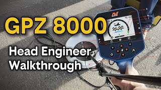 Minelab Gpz 8000 Head Engineer Walkthrough Settings, Startup & Ground Balance