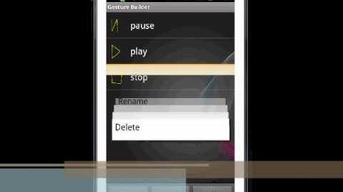 Delete Gesture command from Gesture VLC Remote Controller for Android