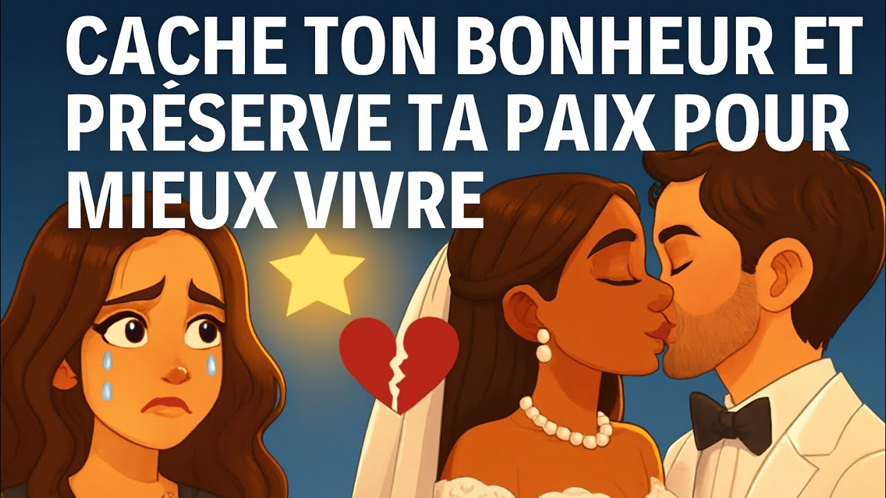 CACHE TON BONHEUR ET PRÉSERVE TON CŒUR 