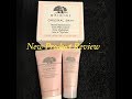 New product review Origins Original Skin  matte moisturizer , mask and serum