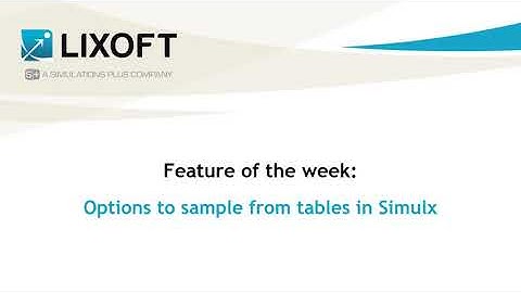Feature of the week #115: Methods to sample from tables in Simulx