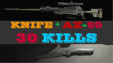 Только AX-50 и нож! Игра по фану. SNIPER AX-50 + KNIFE ONLY in warzone, play to fun ;)