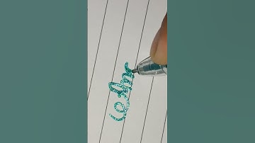 Angel name in cursive writing//#shorts #kdsclasseschakalwanshi #cursivewriting #shortvideo