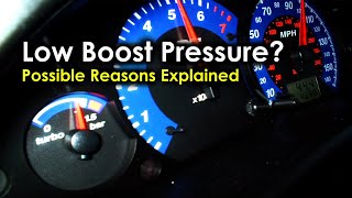 Low Boost Pressure - Reasons Explained | What cause low turbo charge / Boost pressure in your car