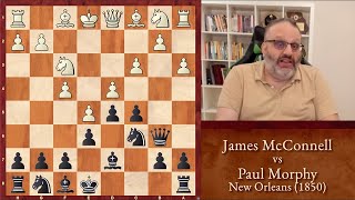 5 Minutes with GM Ben Finegold: McConnell vs Morphy, New Orleans (1850)