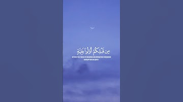 وَاصْبِرْ فَإِنَّ اللَّهَ لَا يُضِيعُ أَجْرَ الْمُحْسِنِينَ (115)|سورة هود✨🌼