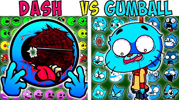 ALL GEOMETRY DASH VS GUMBALL TEST | FNF Character Test | Gameplay VS Playground