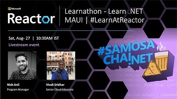 Learnathon - Learn .NET MAUI | #LearnAtReactor