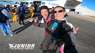 Mike learning how to Skydive in Portugal and getting his skydiving licence in 7 days.