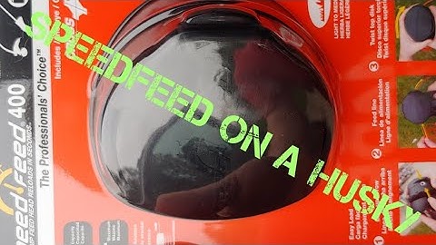 HOW TO PUT AN ECHO SPEEDFEED HEAD ON A HUSQVARNA