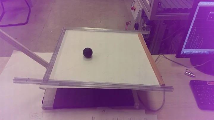 Ball stabilization on the Stewart platform