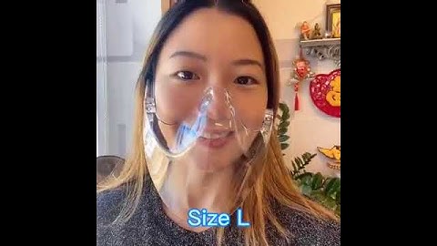 Transparent Mask Size Video
