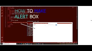 How to make alert box using html and Javascript  |2021-2022