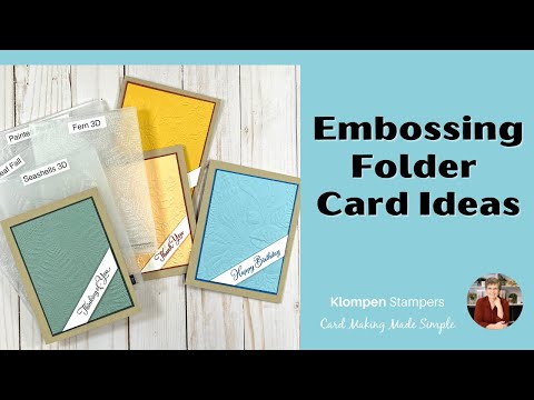 Embossing Folder Card Ideas  Will This Be YOUR New Favorite to Make? 