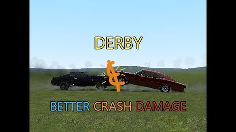 Gmod Simfphys Derby & Better Crash Damage Trailer