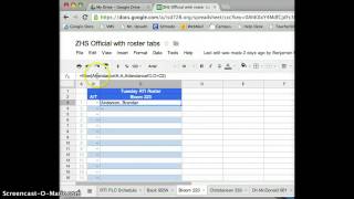 RTi spreadsheet