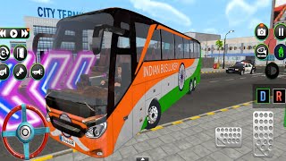GD Bus Simulator Driving 3D Indian: City Bast Bus Driving Game 3D Driving Simulator! Real Gameplay screenshot 5