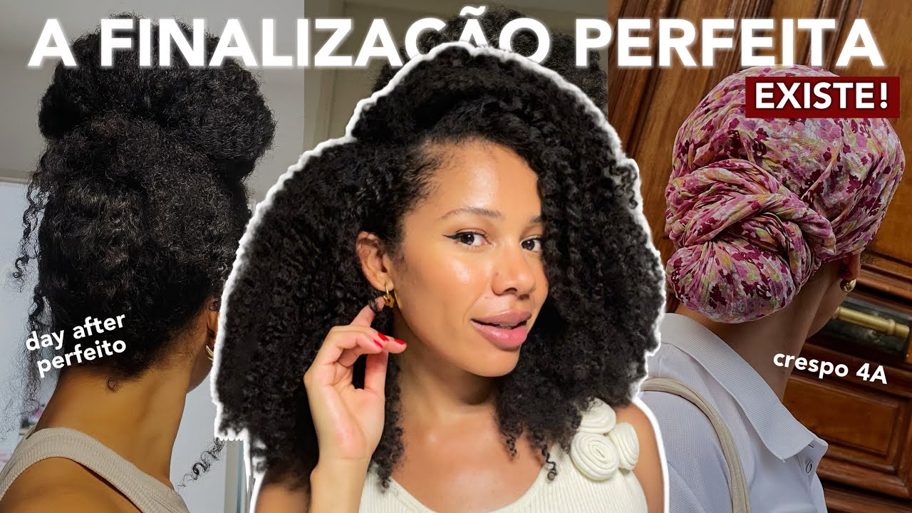 PARTE 3 - A melhor finalização que já encontrei! | Cabelo crespo