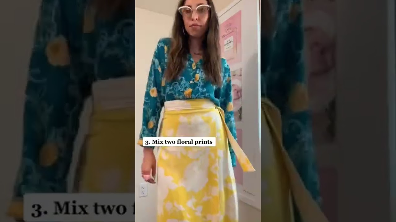 How to mix prints! #shorts #outfitideas #styleinspo #styletips #ootw #outfitinspiration #nycfashion