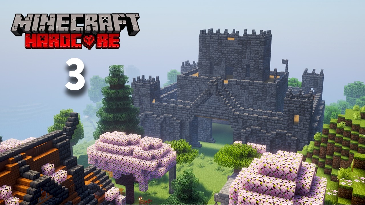I Built a MASSIVE Medieval Castle in Minecraft Hardcore - YouTube