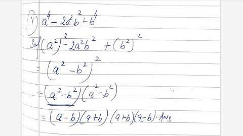 Exercise 13.2 question 4 factorisation class 8th