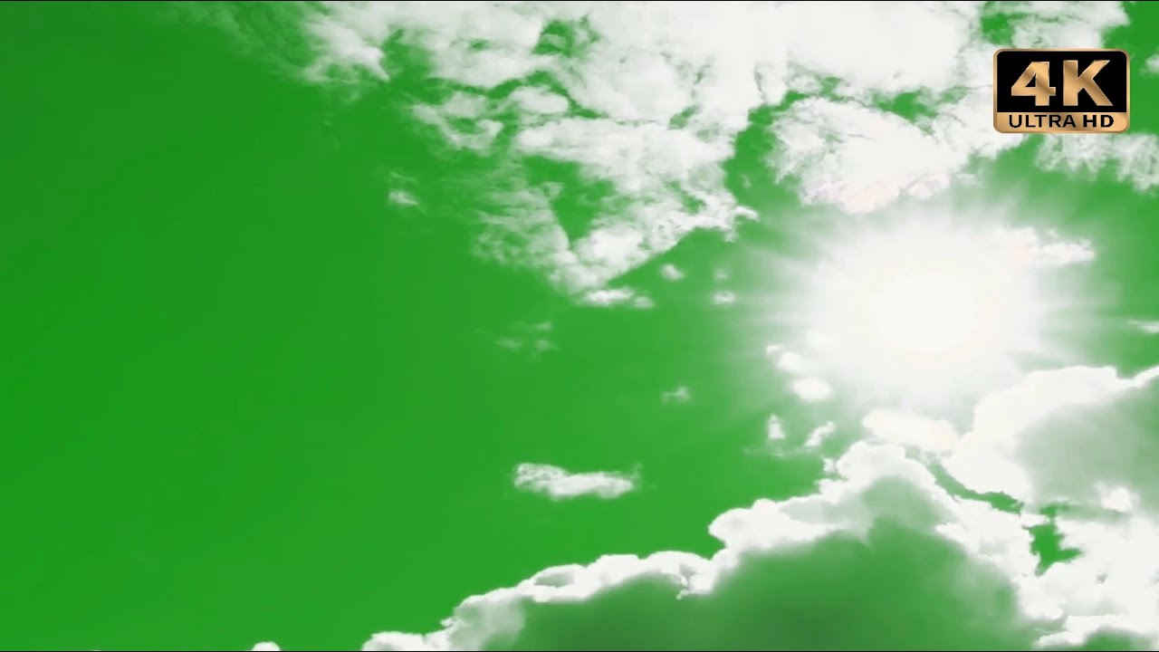 cloud green screen aesthetic - YouTube