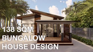 138 SQM BUNGALOW HOUSE DESIGN | Konsepto Designs