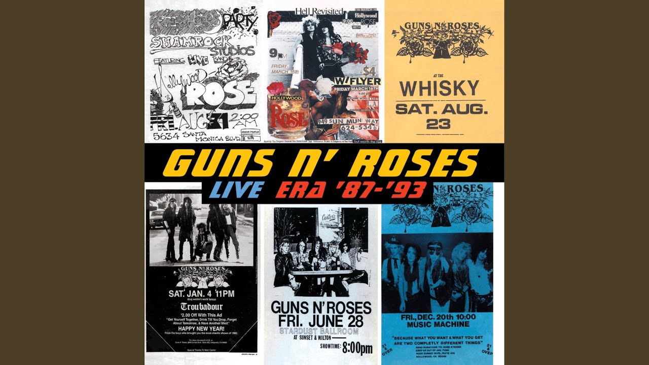 CD Guns N' Roses Live Era '87-'93 - Rock ao Vivo 2CD