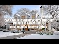 Sarah Richardson’s Bright Winter Farmhouse Fresh Colors in a Frosted Setting