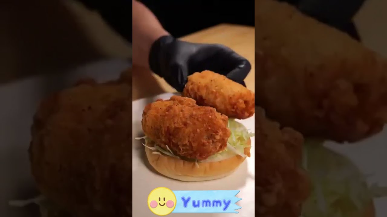 Chicken Burger Shortvideov Recipe Fastfood
