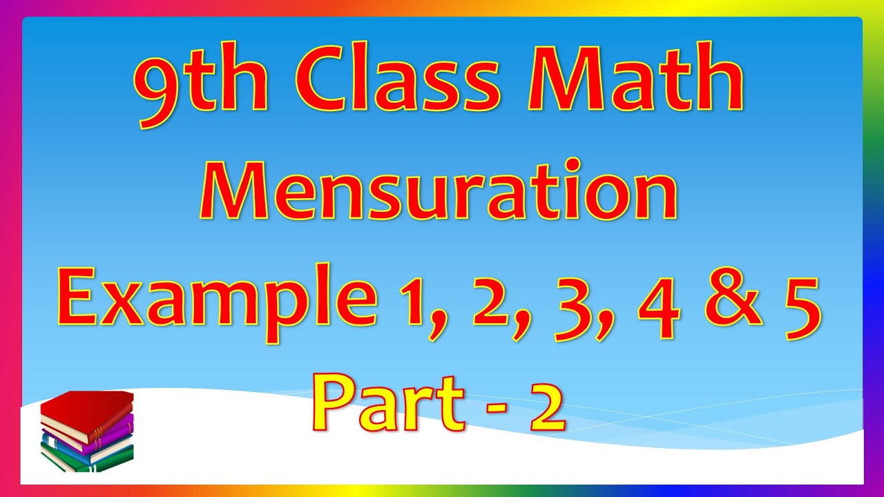 presentation on mensuration class 9