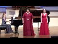 Rossini's Cat duet. Jane Shivick and Sarah Callinan. Piano-Olga Rogach