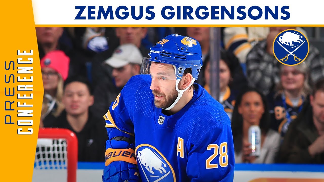 Sabres All-Star Zemgus Girgensons left lasting mark with 'family' in  Vermont - Buffalo Hockey Beat