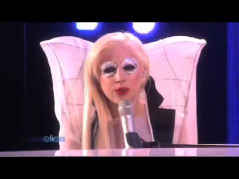 Lady Gaga performs Speechless on The Ellen Show