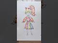 Colour Mixing Girl #cricket #viral #youtubeshorts #drawing #art #kids #bhoot #cartoon