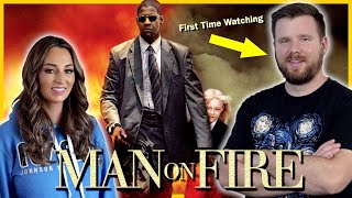 My HUSBAND watches MAN ON FIRE for the FIRST time || Movie Reaction