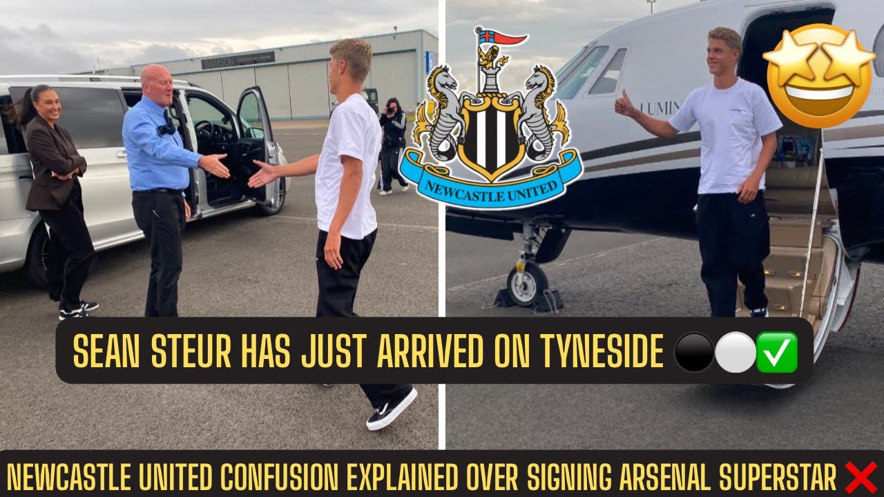 Sean Steur HAS ARRIVED TO NEWCASTLE UNITED TO COMPLETE HIS MEDICAL + TRANSFER CONFUSION ON 2ND DEAL