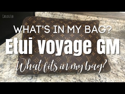 LOUIS VUITTON ETUI VOYAGE IN MONOGRAM  Review & What Fits in my 13 Laptop  Sleeve! 