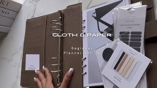 Ultimate A5 Leather Planner Setup 2024: Beginner’s Guide to Cloth & Paper Folio