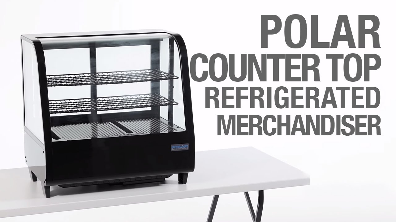 Polar Countertop Refrigerated Merchandiser Cc611 Youtube